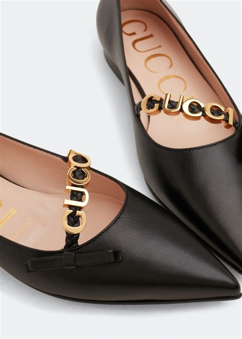 baletas gucci|Gucci ballerina flats.